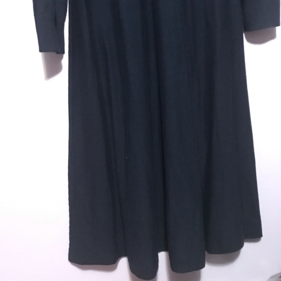 J CREW ALICE NECK TIE NAVY BLUE LIGHTWEIGHT KNIT DRESS SIZE LARGE - Picture 7 of 8